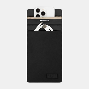 Black Faraday phone bag