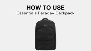 how to use a Faraday backpack