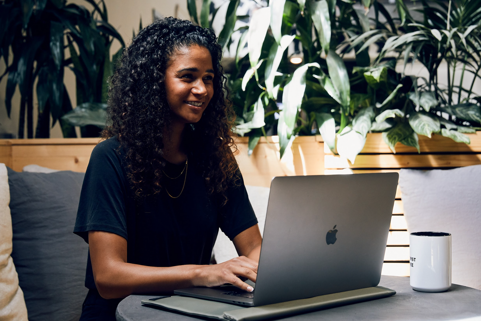 Protecting laptops and phones in shared workspaces