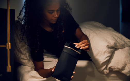 sleeping close to phone