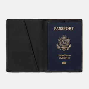 leather passport wallet