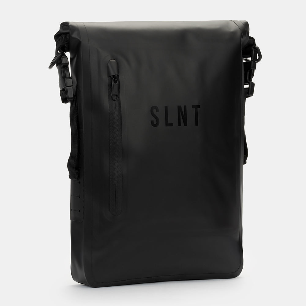 black waterproof laptop backpack SLNT Faraday Laptop Dry Bag