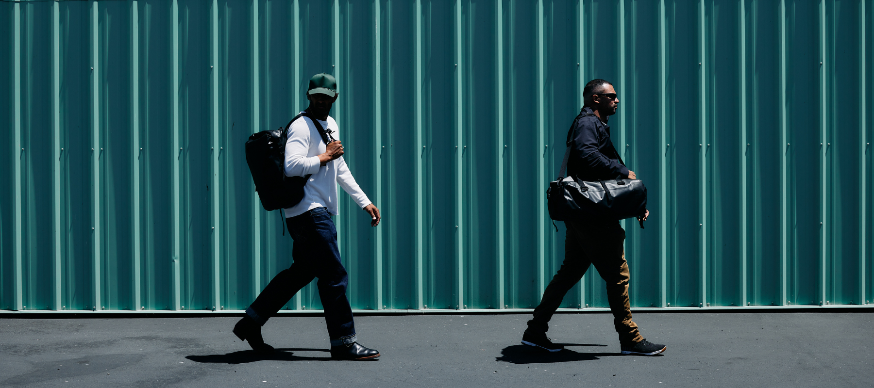 people carrying Faraday bags