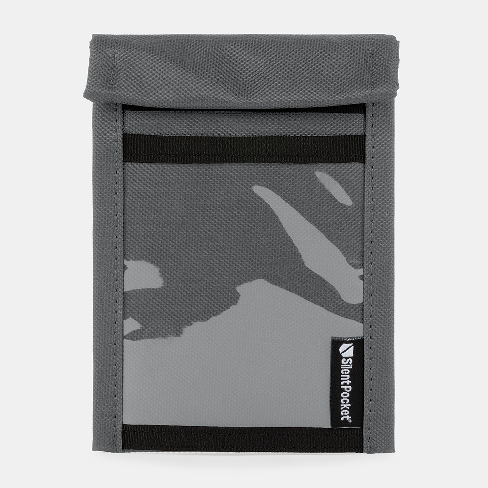 Buy SLNT Faraday Bag Tablet Sleeve with Silent Pocket - Leather or  Weatherproof Nylon, Signal Blocking Device Shielding for iPad, Samsung  Galaxy Tab, Most Tablets, Travel, Privacy (Charcoal Grey, X-Large) Online at