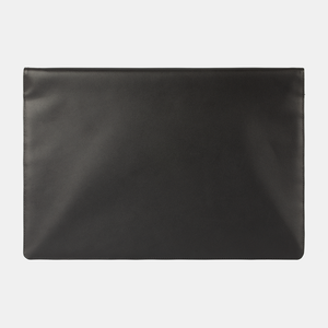 Black Leather laptop Cover 