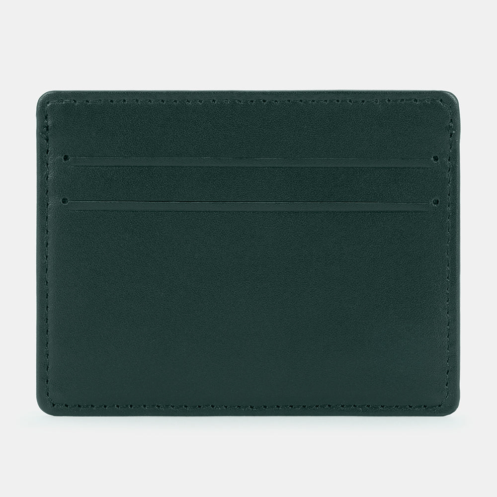 Card holder wallet leather