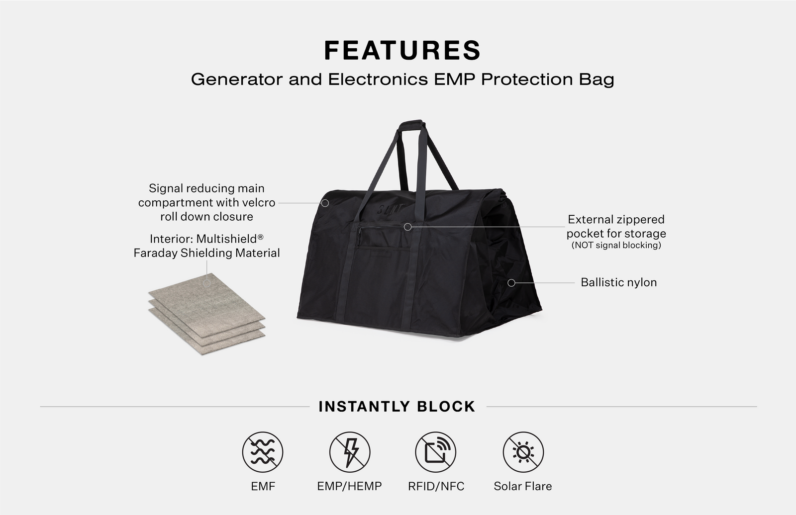 Generator EMP Protection Bag 
