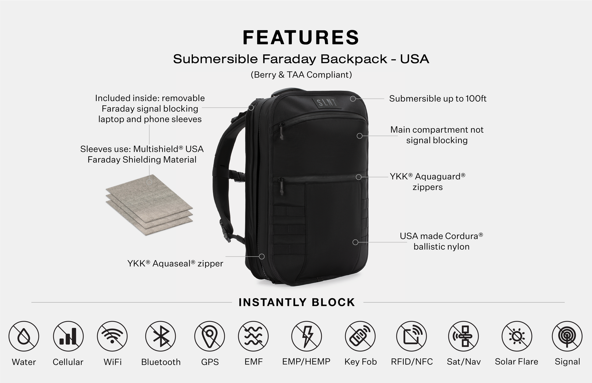 submersible backpack