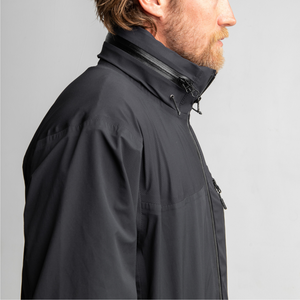 Hidden hood in Faraday Jacket Collar