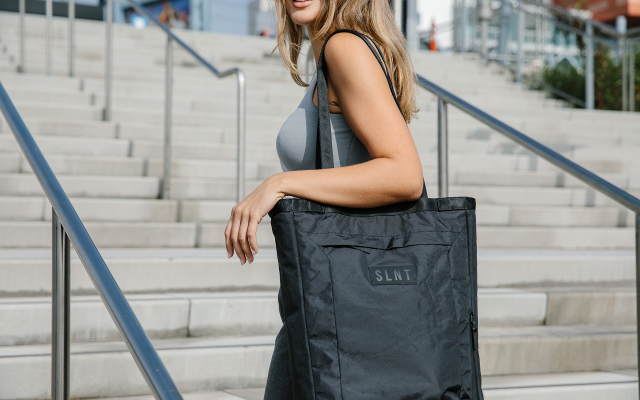 Women with SLNT Faraday Tote