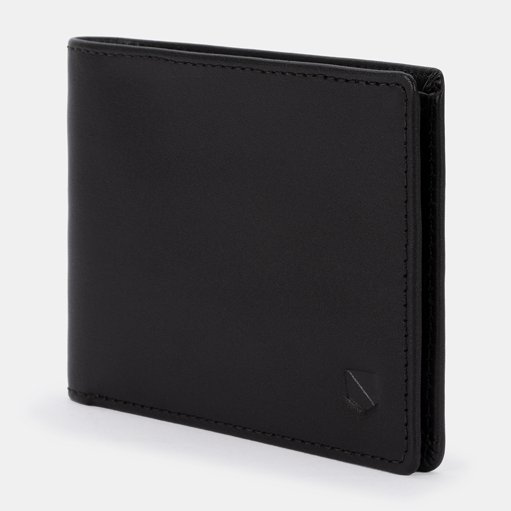 Slim Card Wallet for Men in Black