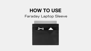 how to use Faraday bag for laptops