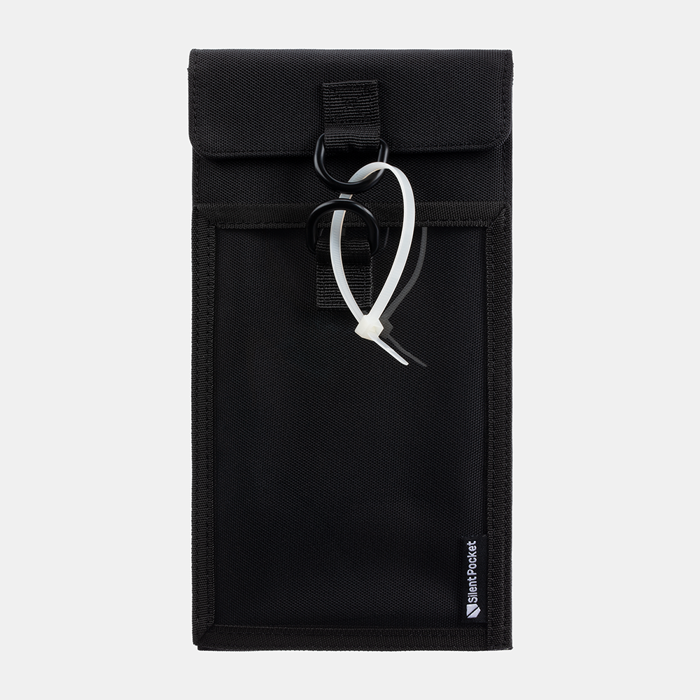 Locking Faraday Bag for Phones & Key Fobs - SLNT Locking Faraday Bag for Phones & Key Fobs - SLNT
