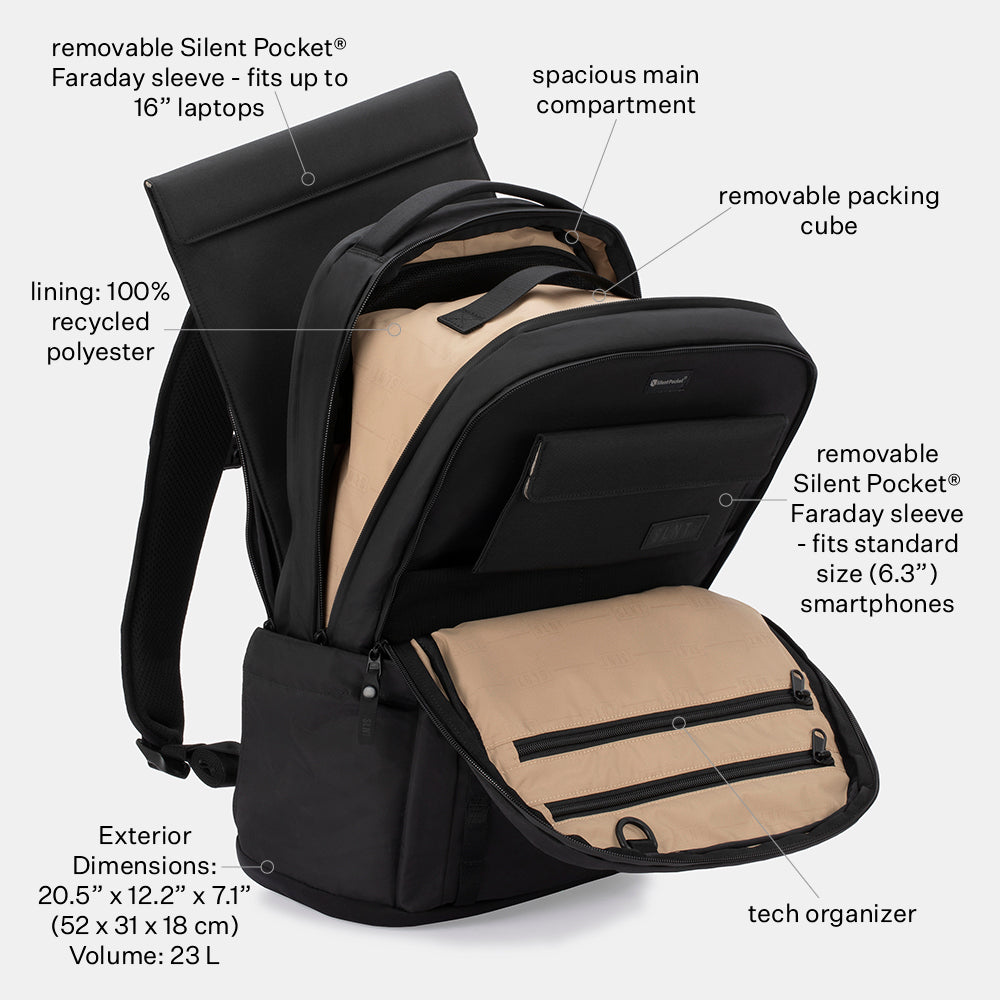 SLNT Expanded Waterproof Faraday Backpack - Millbrook Tactical Group Inc.
